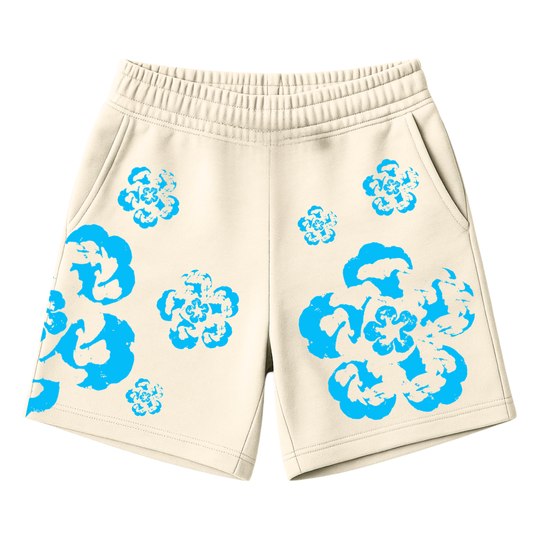 Isolabella Floral Sweat Shorts | Luxury Heavyweight Floral Graphic