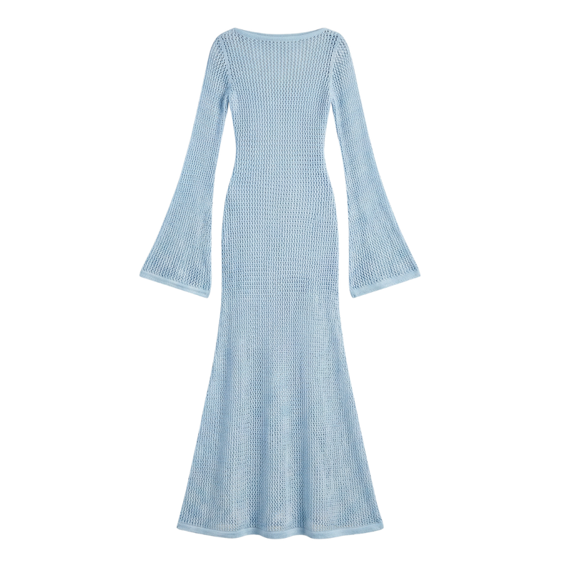 Mykonos Crochet Maxi Dress
