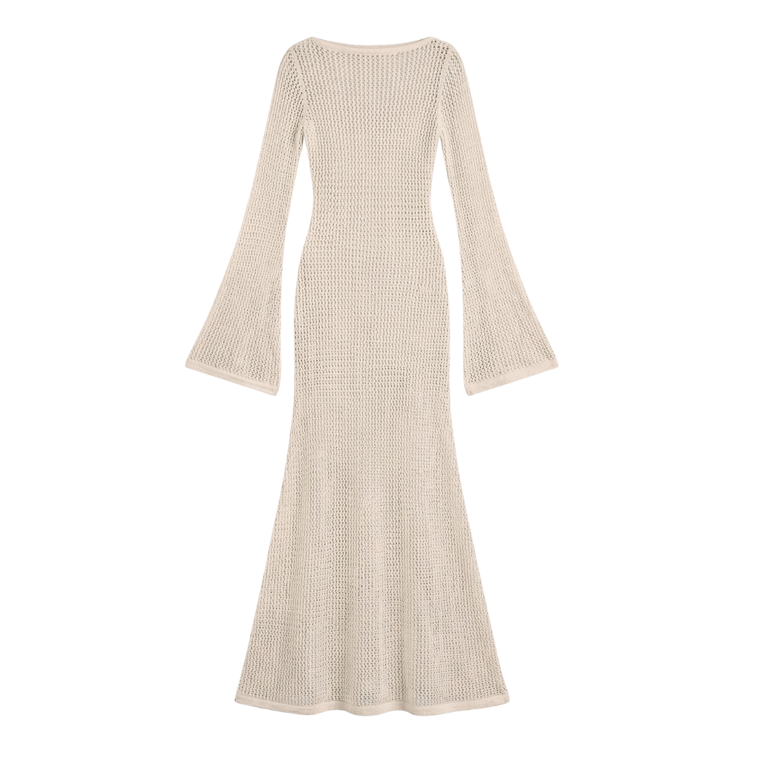 Mykonos Crochet Maxi Dress