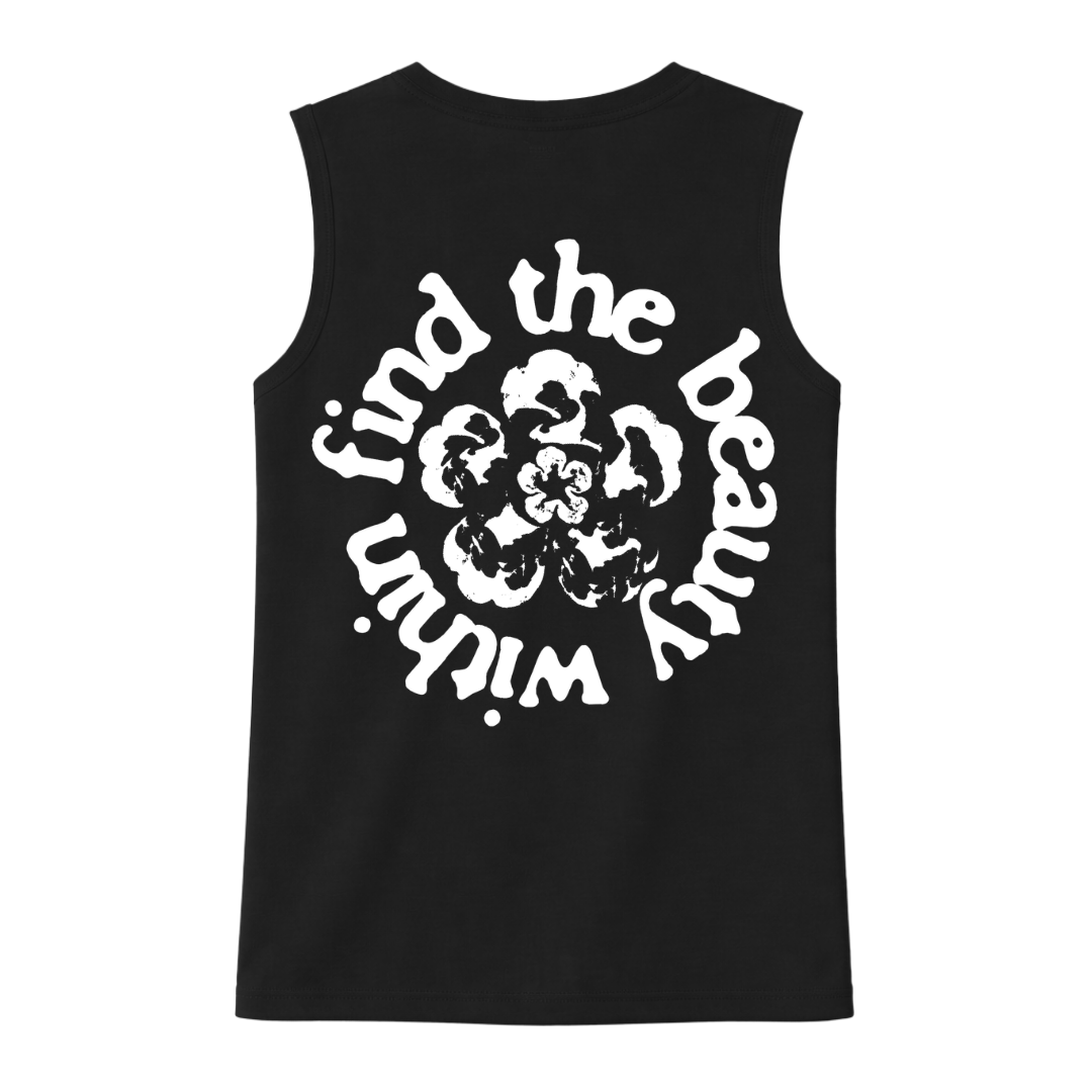 Fleur V-Neck Muscle Tee