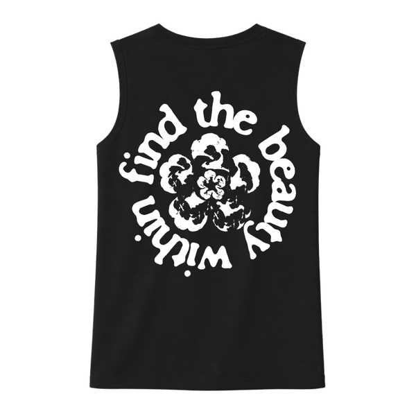 Fleur V-Neck Muscle Tee
