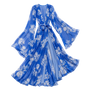 Santorini Floral Maxi Dress